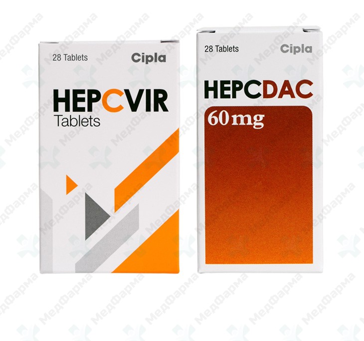 Курс Софосбувир Hepcvir и Даклатасвир Hepcdac на 3 месяца